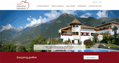 Desktop Screenshot of huetter-rohrerhof.com
